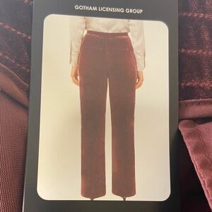 BLANKNYC Velvet Wide Leg Pants XXL Wine Burgundy NWT 30” Inseam Pull On